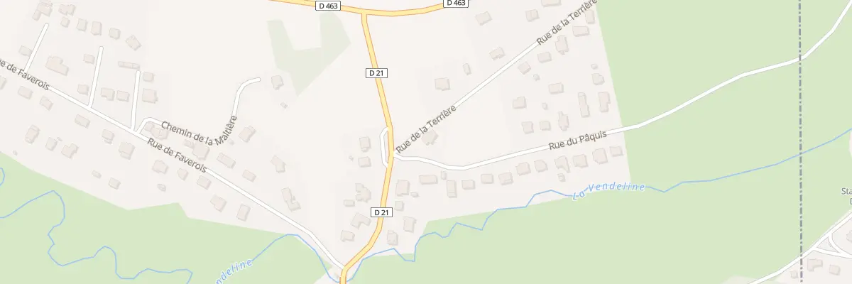 Plan du 2 Rue de la Terrière à Florimont