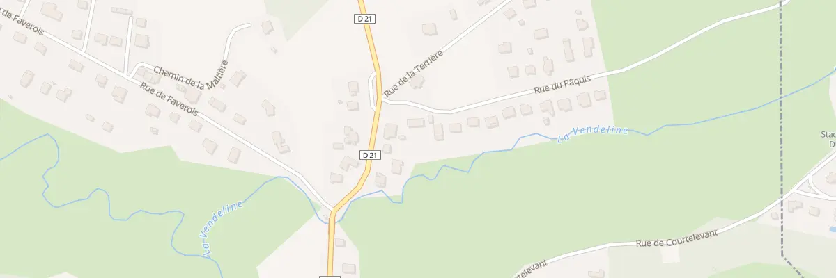 Plan du 2 Rue du Paquis à Florimont