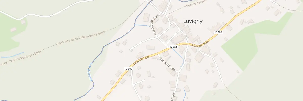 Plan du 11 Grande Rue à Luvigny