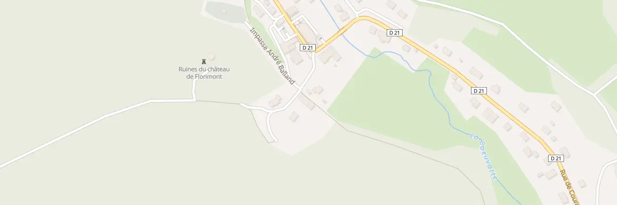 Plan du 5 Rue du Fahy à Florimont