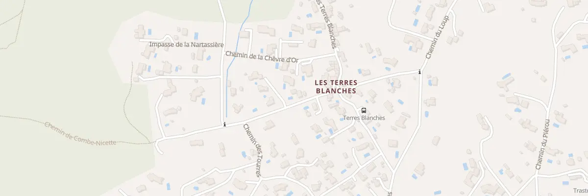 Plan de Tra du Vieux Four à Roquefort-les-Pins