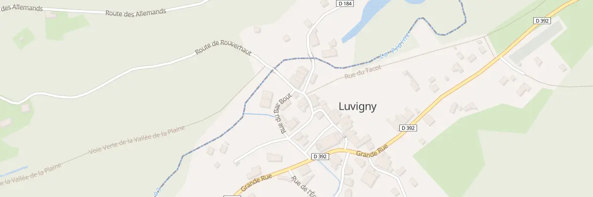 Plan du 7 Rue de la Scierie à Luvigny