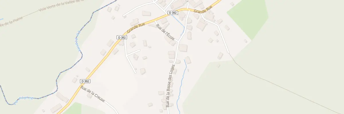 Plan du 4 Rue de la Basse des Loges à Luvigny