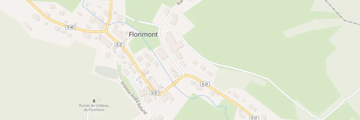 Plan du 4 Rue de Courtelevant à Florimont