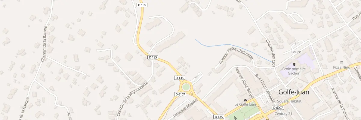 Plan du 10 Av Clément Massier à Vallauris