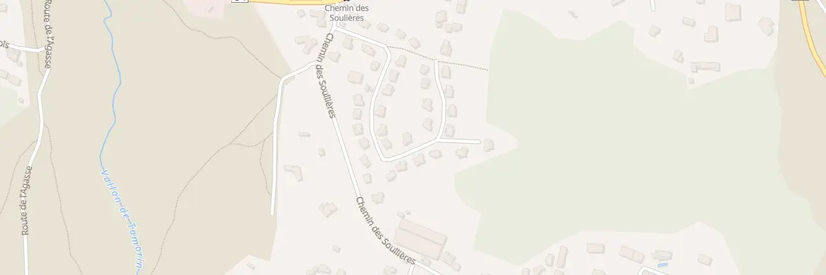 Plan du 31 Che des Soullières à Biot