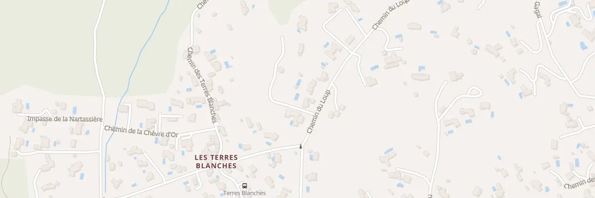 Plan du 6137 Les Terres Blanches à Roquefort-les-Pins