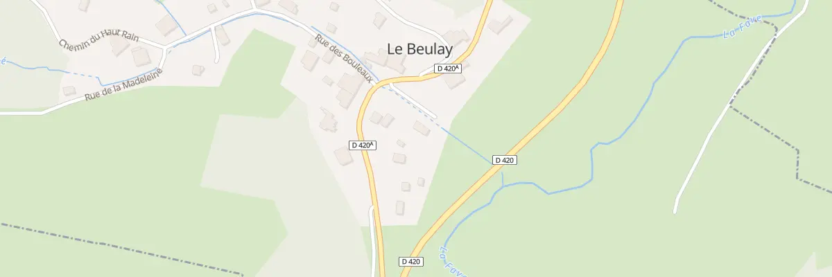 Plan du 2 Imp Devant la Porte au Beulay