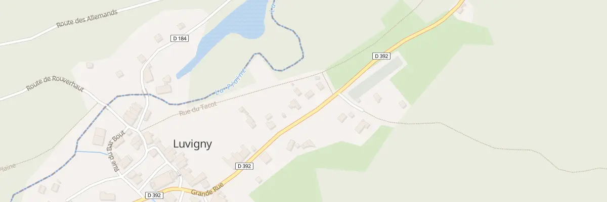 Plan du 23 Gr Grande Rue à Luvigny