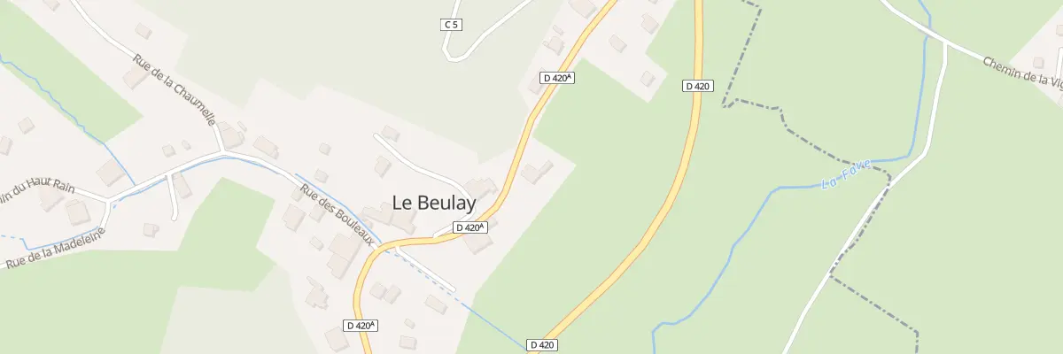 Plan du 16 Rue des Fontaines au Beulay