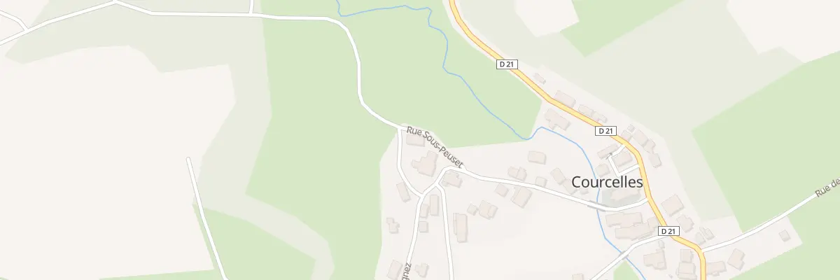 Plan du 1 Rue sous Peuset à Courcelles