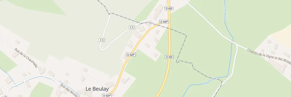 Plan du 28 Rue des Fontaines au Beulay