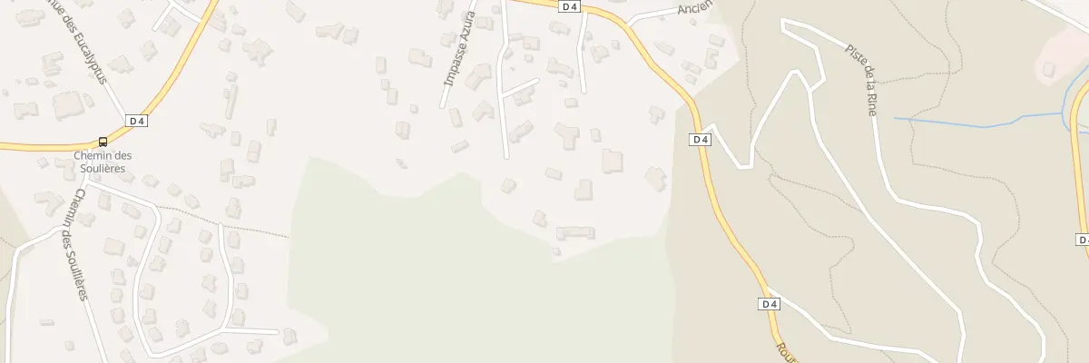 Plan du 2815D Rte de Valbonne à Biot