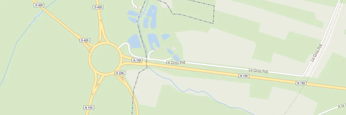 Plan du 3 Le Gros Pre à Lusse