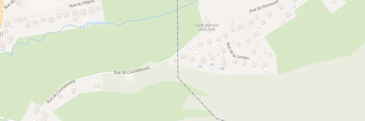 Plan du 31 Rue de la Lomen à Courtelevant