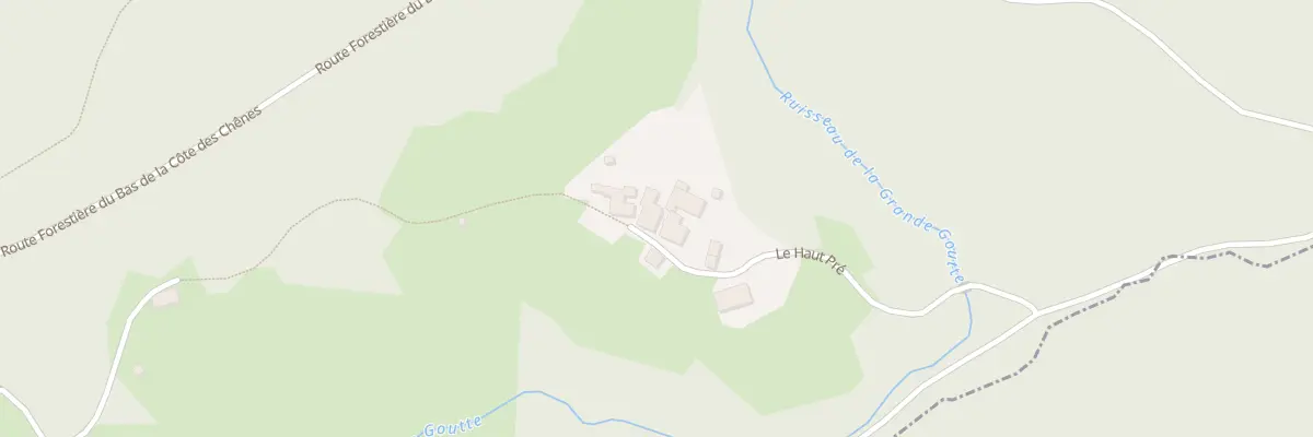 Plan du 2 Le Haut Pré au Saulcy