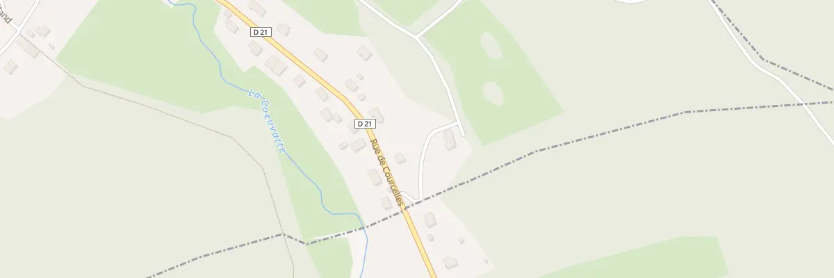 Plan du 15 Rte de Courcelles à Florimont