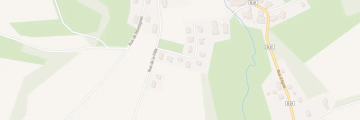 Plan du 6 Rue Champ La Ville à Courcelles