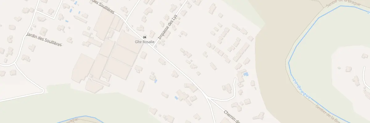 Plan du 711 Che des Soullières à Biot
