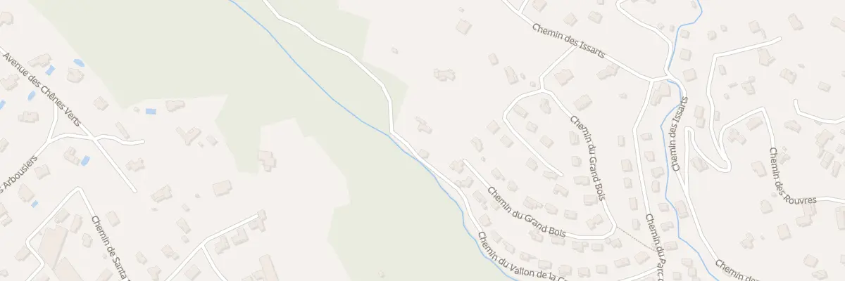 Plan du 357 Che du Vallon de la Castagne à Biot