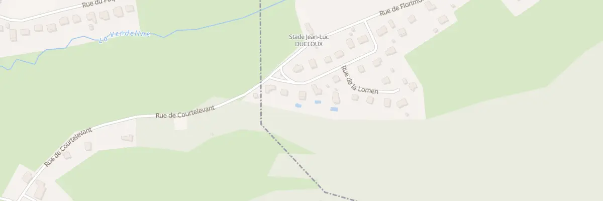 Plan du 27 Rue de la Lomen à Courtelevant