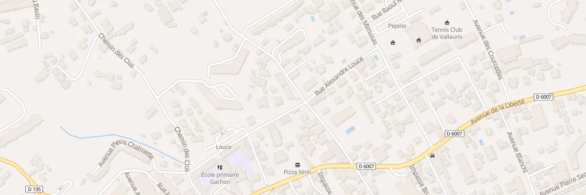 Plan du 361 Che de la Gabelle à Vallauris