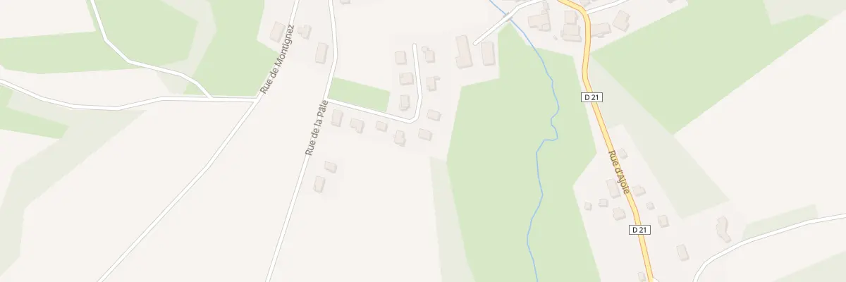 Plan du 10 Rue Champ La Ville à Courcelles