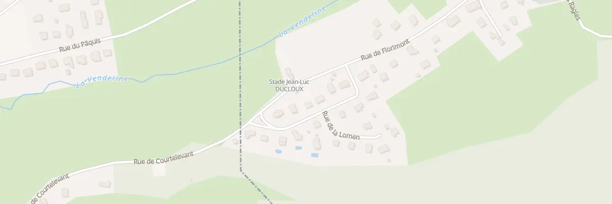 Plan du 8 Rue de la Lomen à Courtelevant