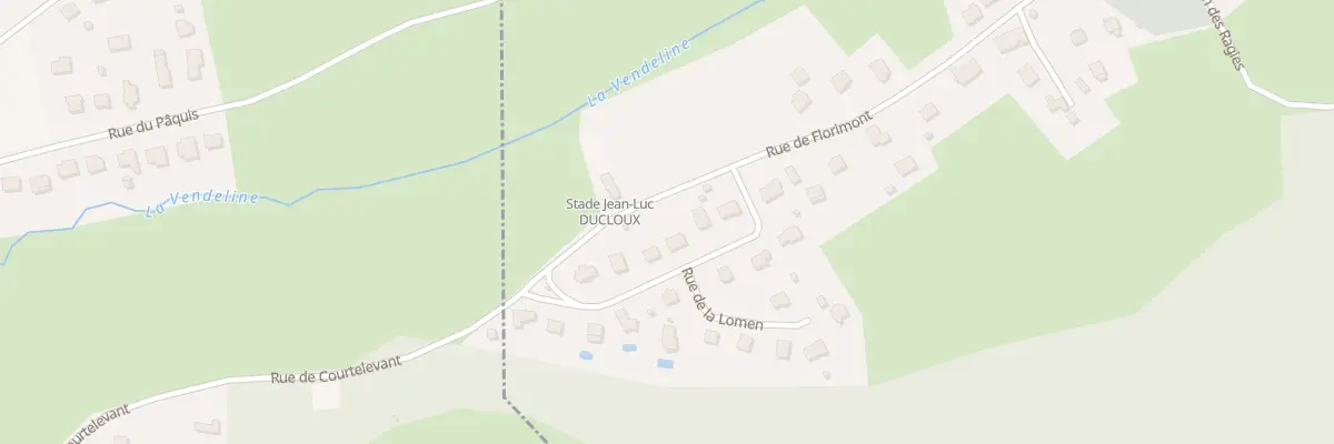 Plan du 6 Rue de la Lomen à Courtelevant