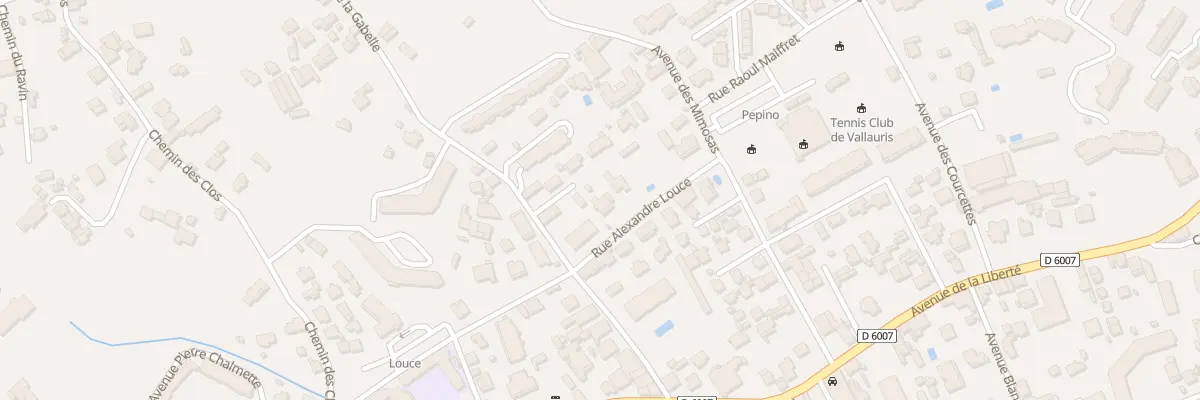 Plan du 307 Rue Alexandre Louce à Vallauris
