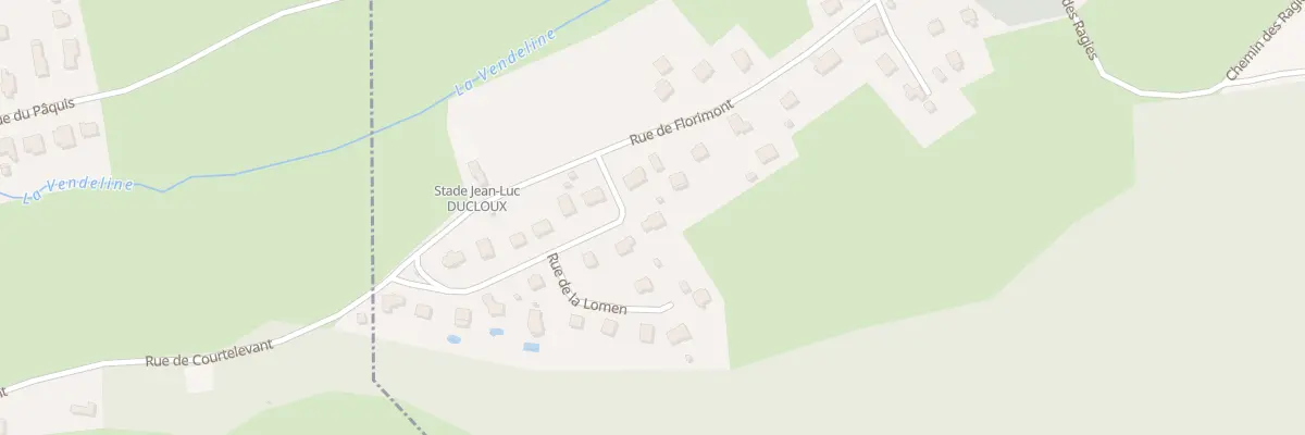 Plan du 3 Rue de la Lomen à Courtelevant