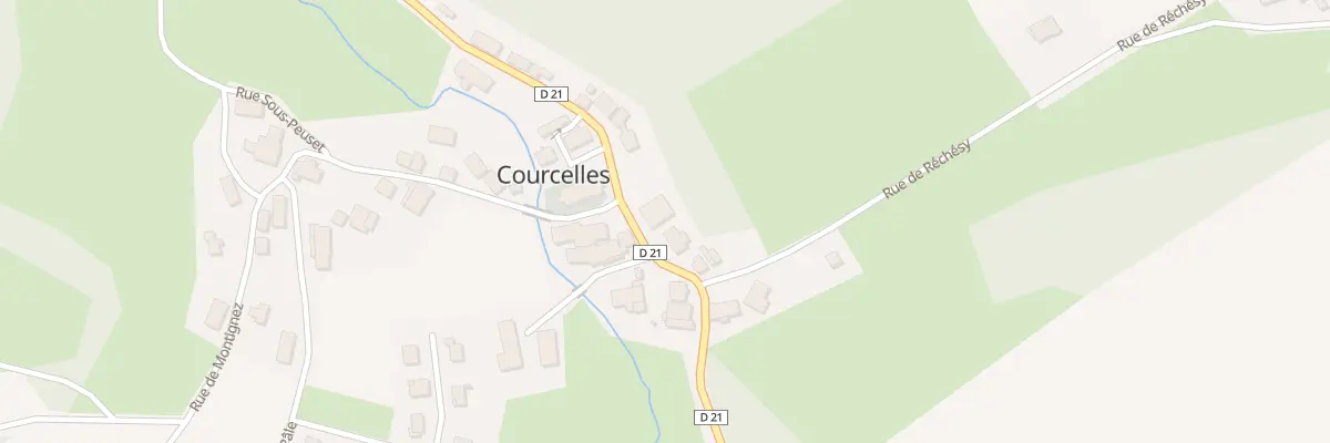 Plan du 9 Rue d’Ajoie à Courcelles