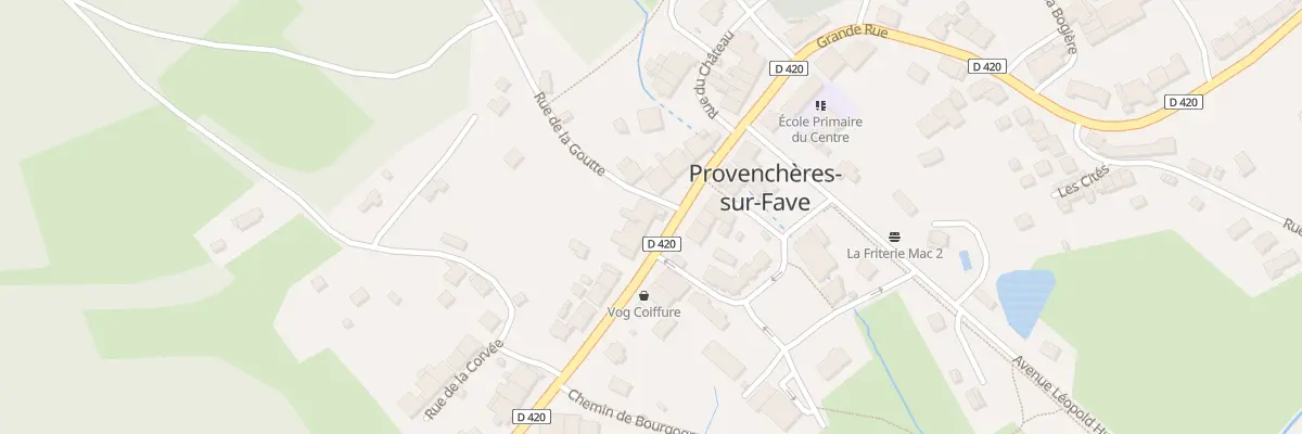 Plan du 45 Gr Grande Rue à Provenchères-et-Colroy