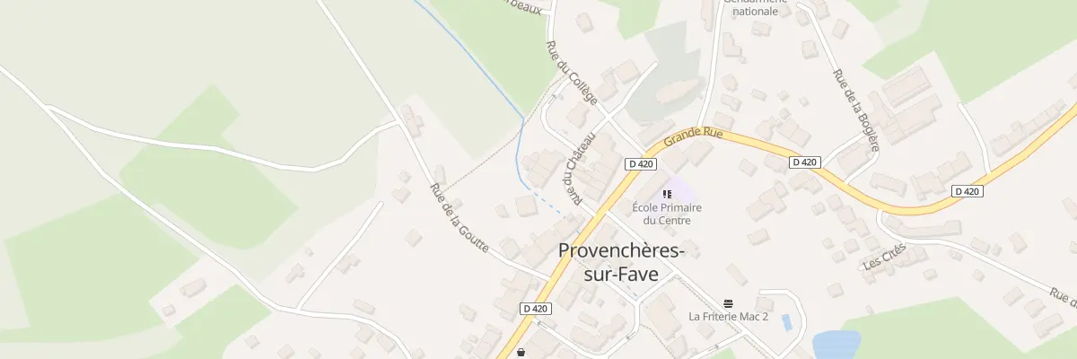 Plan du 3 Rue du Château à Provenchères-et-Colroy
