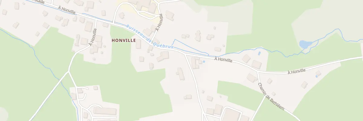 Plan du 50 A Honville à Ban-de-Laveline