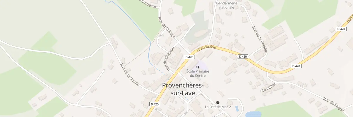 Plan du 63 Gr Grande Rue à Provenchères-et-Colroy
