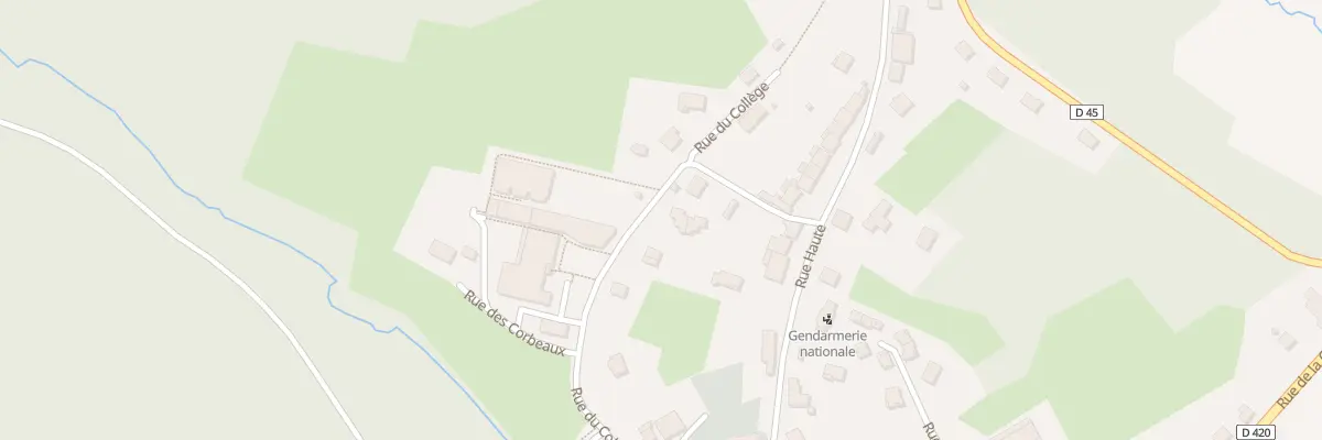Plan du 4 Rue du Collège à Provenchères-et-Colroy
