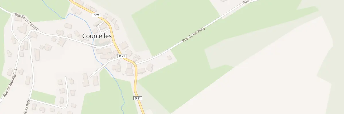 Plan du 4 Rue de Réchésy à Courcelles