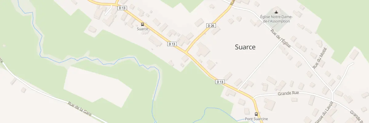 Plan du 26 Rue Principale à Suarce