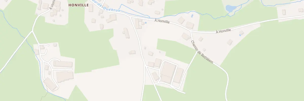 Plan du 56 A Honville à Ban-de-Laveline
