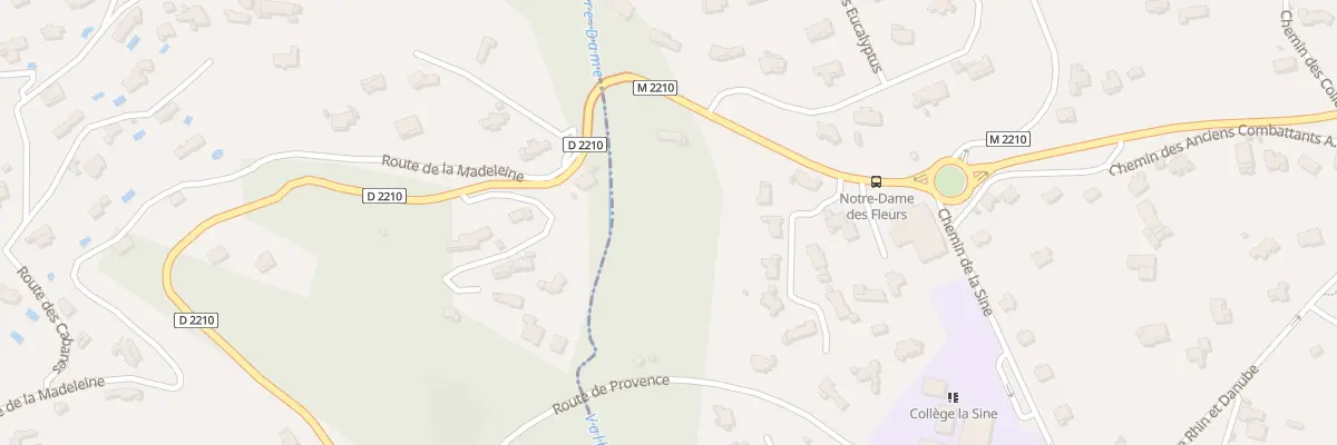 Plan du 2655 Rte de Grasse à Vence