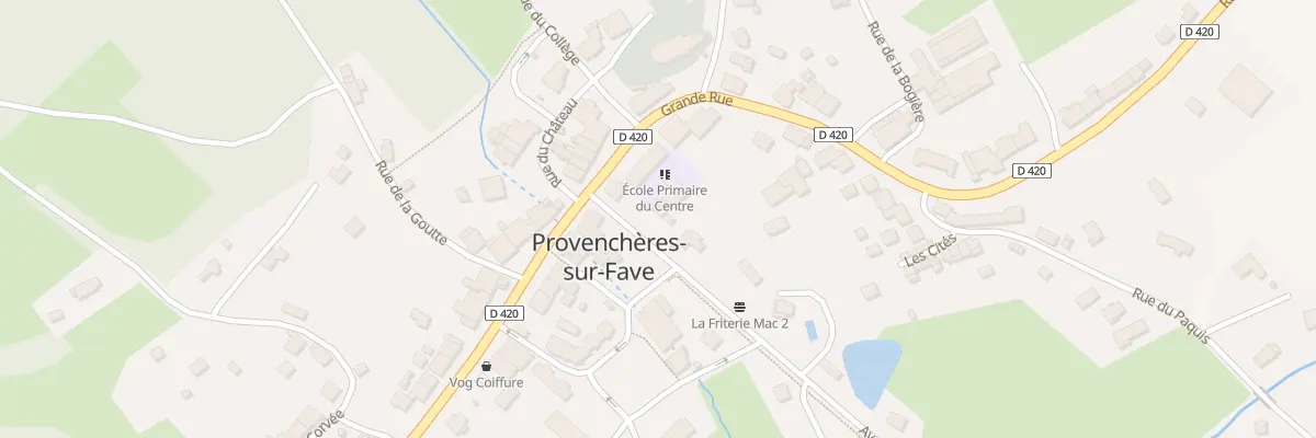 Plan du 58 Gr Grande Rue à Provenchères-et-Colroy
