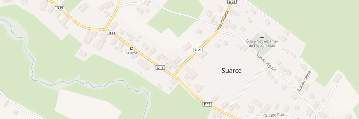 Plan du 3 Rue d’Alsace à Suarce