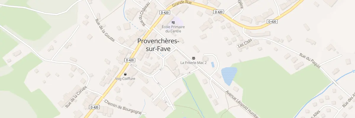 Plan du 3 Av Léopold Humbert à Provenchères-et-Colroy