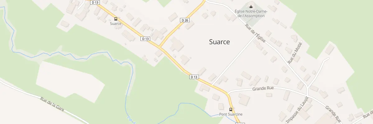 Plan du 29 Rue Principale à Suarce