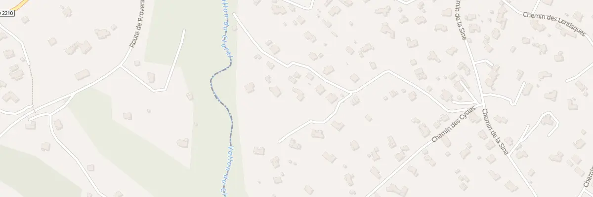 Plan du 391A Che du Vallon Notre-Dame à Vence