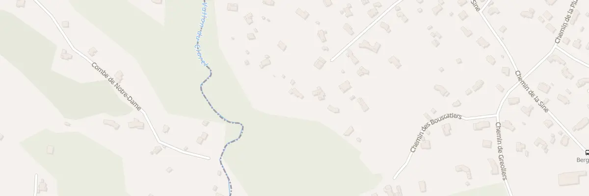 Plan du 270 Che des Cystes à Vence