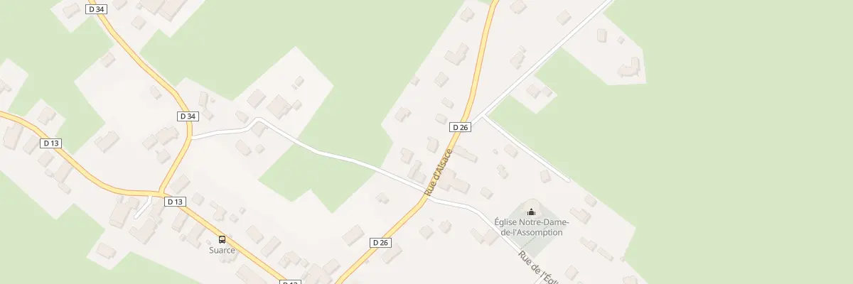 Plan du 11 Rue d’Alsace à Suarce