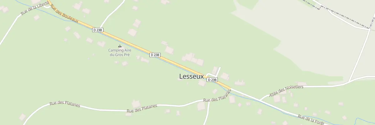 Plan du 391 Rue des Bouleaux à Lesseux