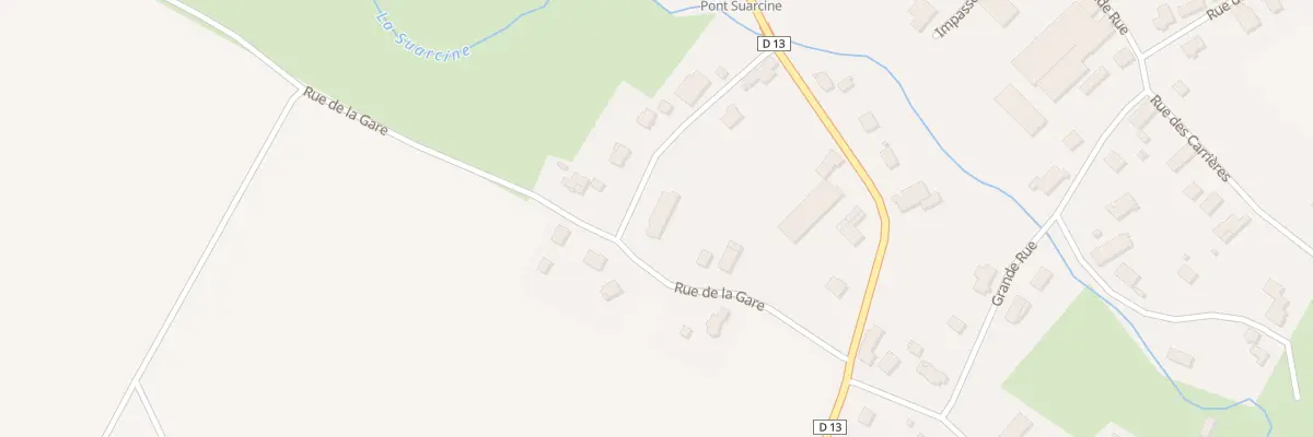 Plan du 3 Rue du Thillon à Suarce